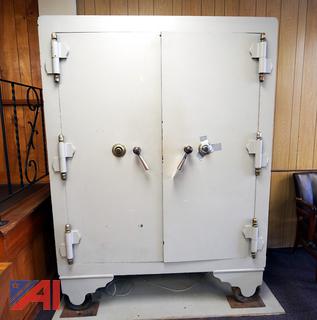 Vintage Gary Two Door Combination Safe