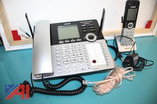 V Tech Desk Phone & Portable Phone