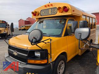 (8883AK) 2013 Chevy Express G3500 / Thomas Minotaur Mini School Bus