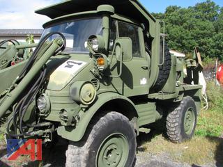 Uni-Mog Military Front Loader/Backhoe Truck