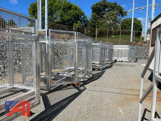 (6) Aluminum Cages, New/Used