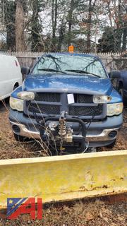 2003 Dodge Ram 2500 Pickup Truck with Plow