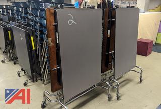 (22) Folding Cafeteria Tables