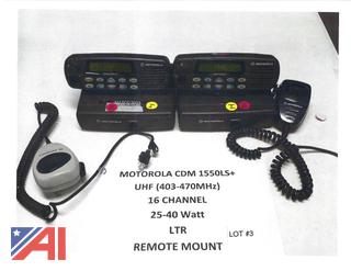 (2) Motorola Mobile Radios