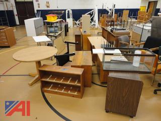 Cabinets, Office Rolling Chairs, Map Drawer, Aquarium & More