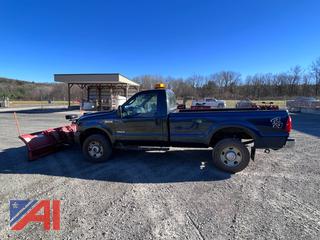 2007 Ford F250 XL Super Duty Pickup Truck with Plow