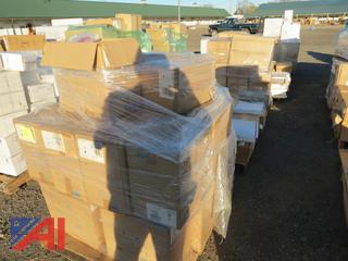 (6) Pallets of Lighting and Ceramic Tile, New/Old Stock