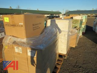 (6) Pallets of Lighting and Ceramic Tile, New/Old Stock