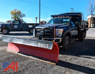 2012 Ford F450XL Super Duty Dump Truck with Plow