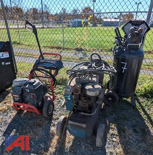 (2) Air Compressors & (1) Power Washer