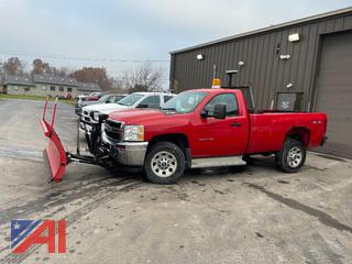 2011 Chevy Silverado 3500HD Pickup Truck with Plow