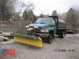 2008 Chevy C4500 Dump Truck with Plow and Salter