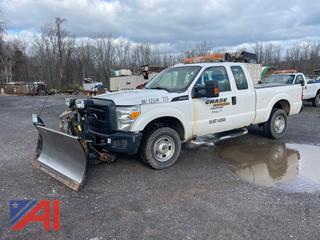 2012 Ford F250 Extended Cab Pickup with Plow