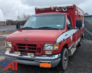 2002 Ford E350 Super Duty Wheeled Coach/Moduvan Ambulance/Rescue Unit