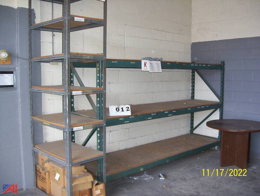 Auctions International Auction Worcester Housing Authority WarehouseMA 30987 ITEM Racking