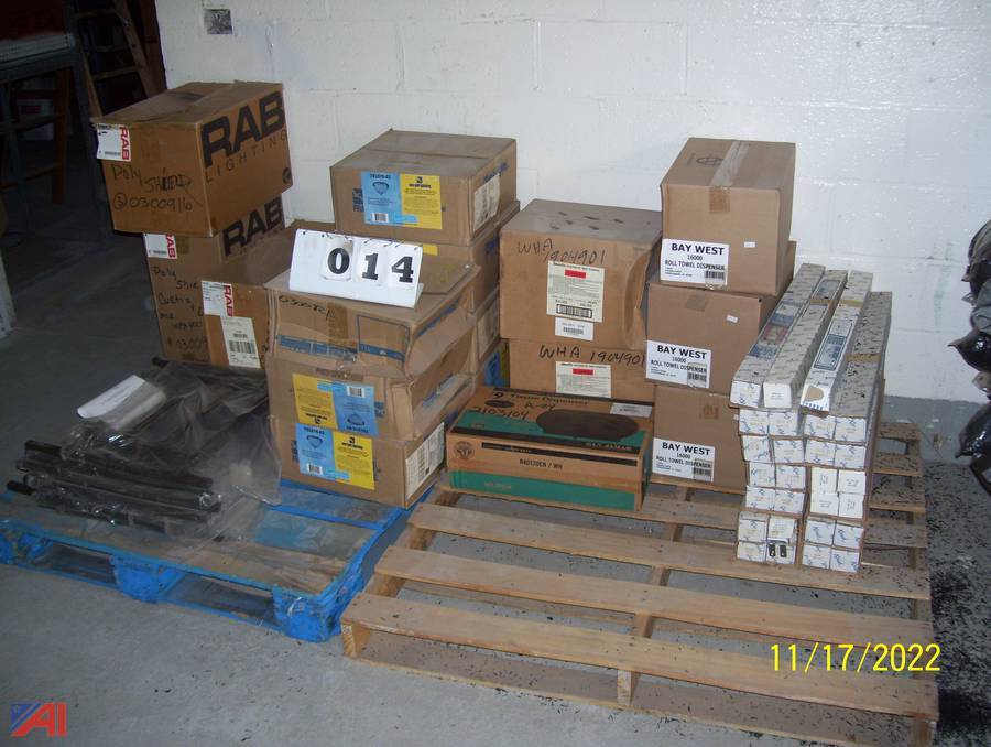 Auctions International Auction Worcester Housing Authority WarehouseMA 30987 ITEM Various