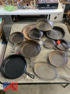 11 Pieces of Cast Iron Cookware 