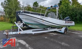 1972 Boston Whaler 21' Boat with 21' Trailer