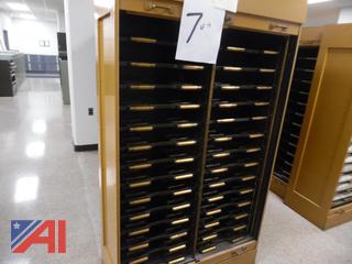 Vintage Record Filing Cabinet