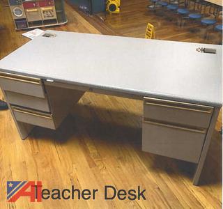 (6) School Teacher Desks