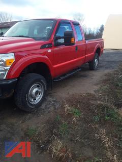 2011 Ford F250 Super Duty Extended Cab Pickup Truck with Plow
