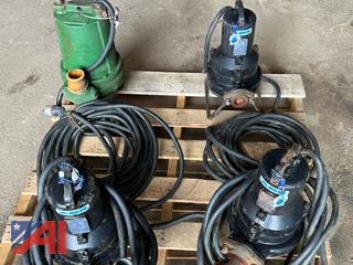 Pallet of (4) Submersible Water Pumps