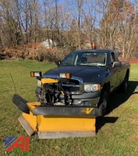 2004 Dodge Ram 2500 Pickup Truck with Plow