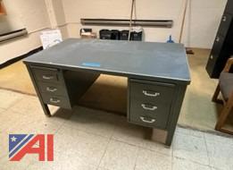 Metal 5-Drawer Desk