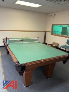 Halex Pool Table with Ping Pong Conversion Top