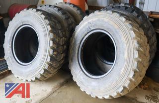 (6) Bridgestone Grader 17.5R25 Tires 