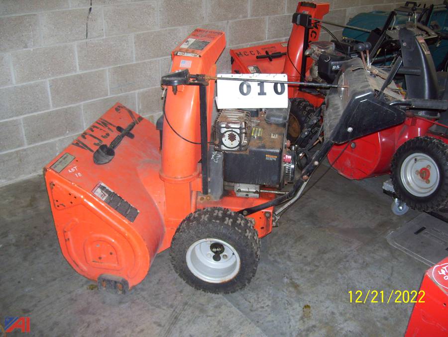 Auctions International Auction MCCA BostonMA 31467 ITEM Ariens