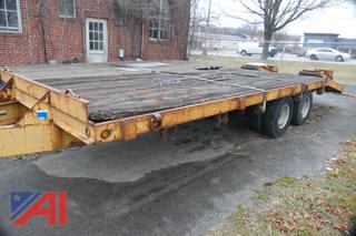 1994 Heavy Hauler 10 Ton 24' Flat Trailer with Ramps