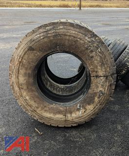 (2) Michelin Steer Tires, 445/65R22.5
