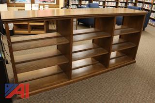 Large Double Sided Bookcase