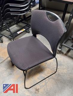 (70) SitONit Black Slide Base Chairs