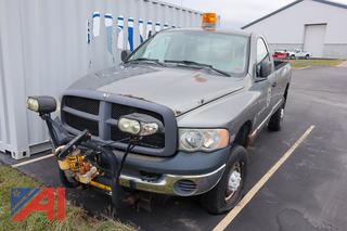 2005 Dodge Ram 2500 Pickup Truck with Plow
