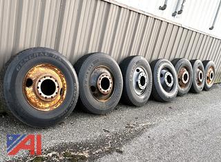(8) Dump Truck Tires, 11R24.5