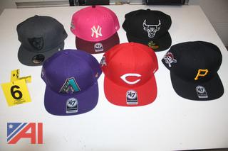 (5) Baseball Hats, New
