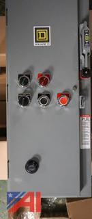 (2) Square D Combination Motor Starters