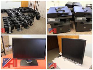 (Approx. 135) Various Dell Flat Screen Monitors