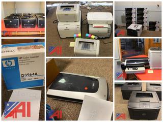 Various Selection Of Printers, Scanners and Printing Supplies