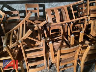 (Approx. 50) Wooden Chairs