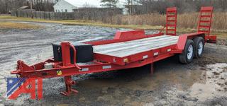 2001 Cross County Equipment Flatbed Trailer with Ramps