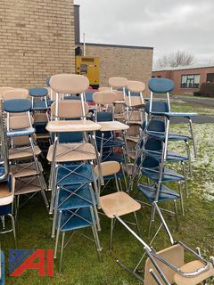 Large Lot of Desks, Chairs & Desk Chair Combos