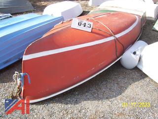 Fiberglass Sailboat 12'
