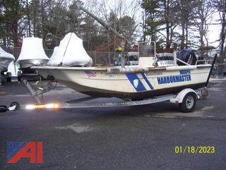 1996 Carolina Skiff J16 16' Boat and Trailer