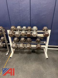 Dumbbell Set with Rack