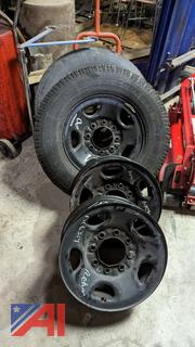 (4) Rims With (2) Tires