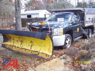 2008 Chevy Silverado 3500HD Dump Truck with Plow