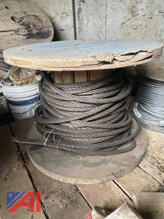 (2) Steel Cable Spools